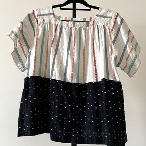 Ace & Jig Vista Top - Merry/Carnival - Large (tag removed)